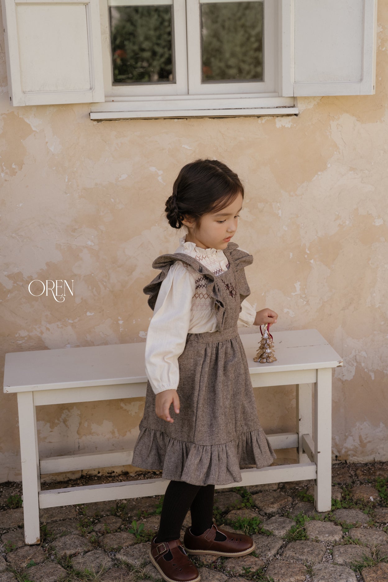 [OREN] Solen suspender dress