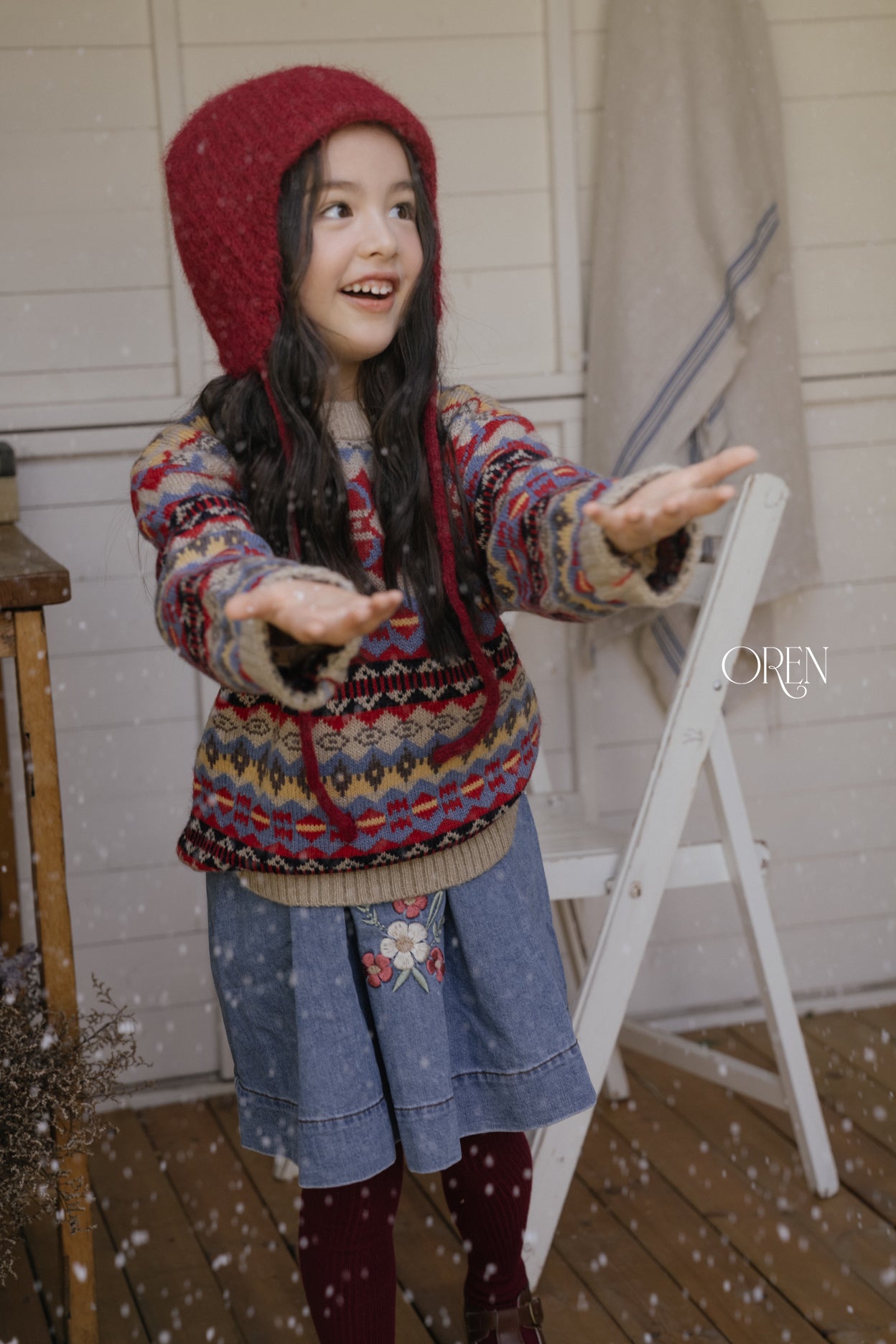 [OREN] Blume jumper skirt
