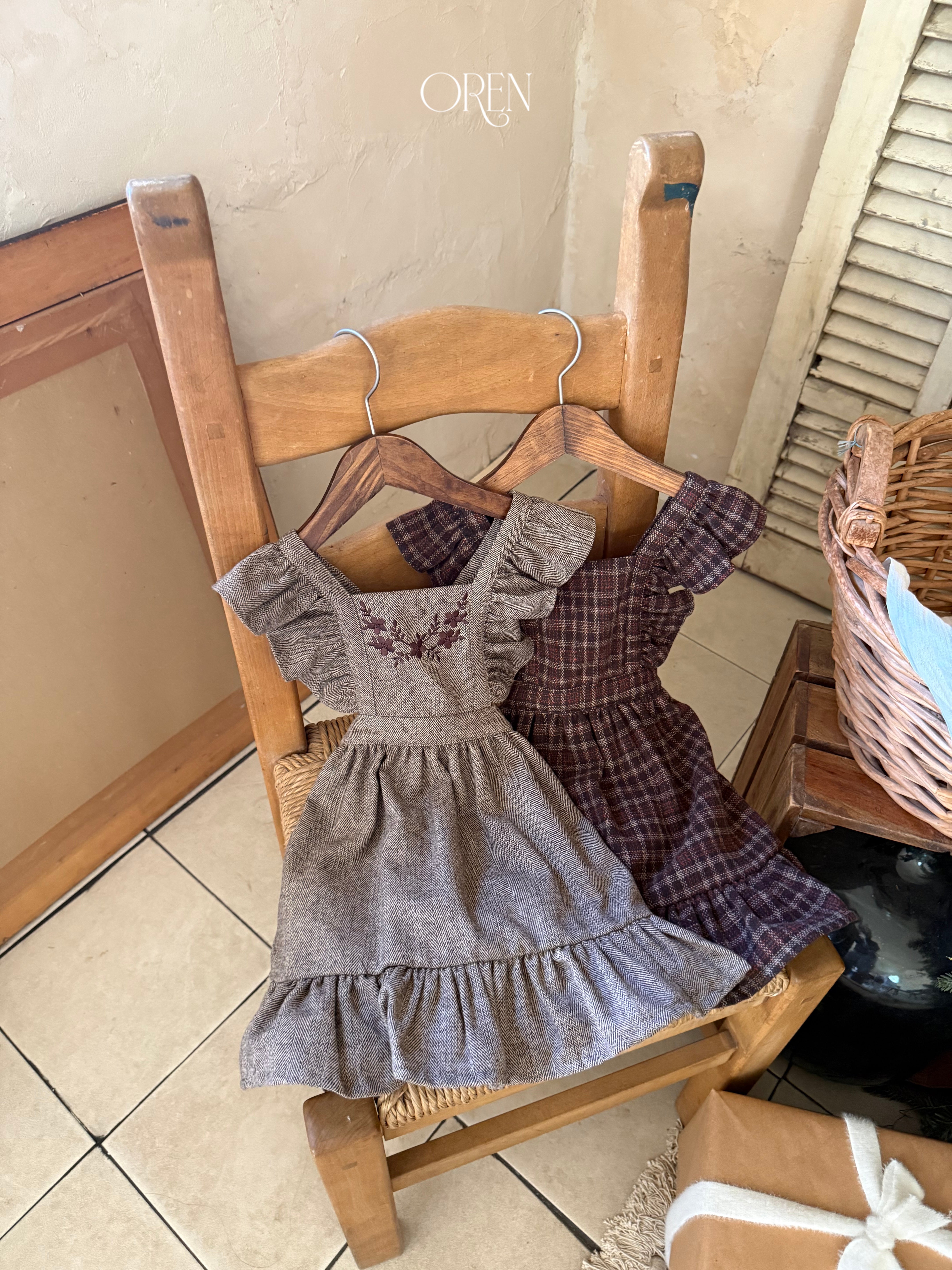 [OREN] Solen suspender dress