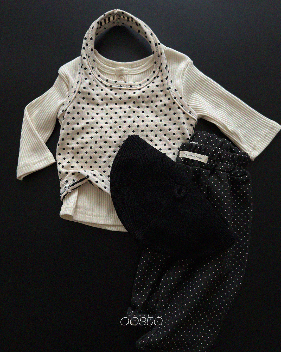 ［Aosta］Butter Button Tee