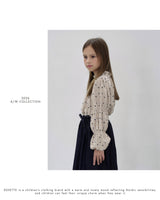 ［ROSETTE］Dot puff blouse