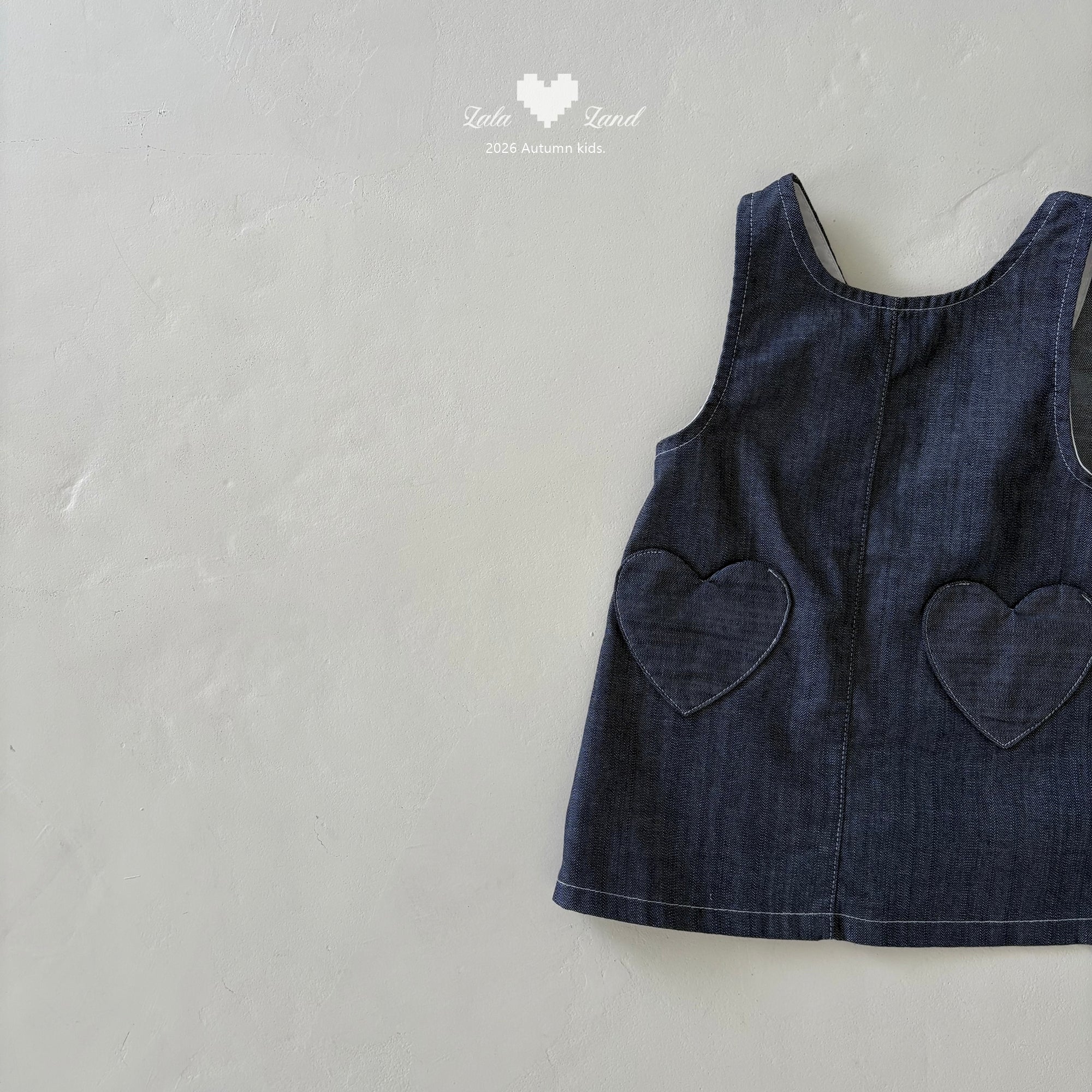 ［Lala land］Heart pocket pants