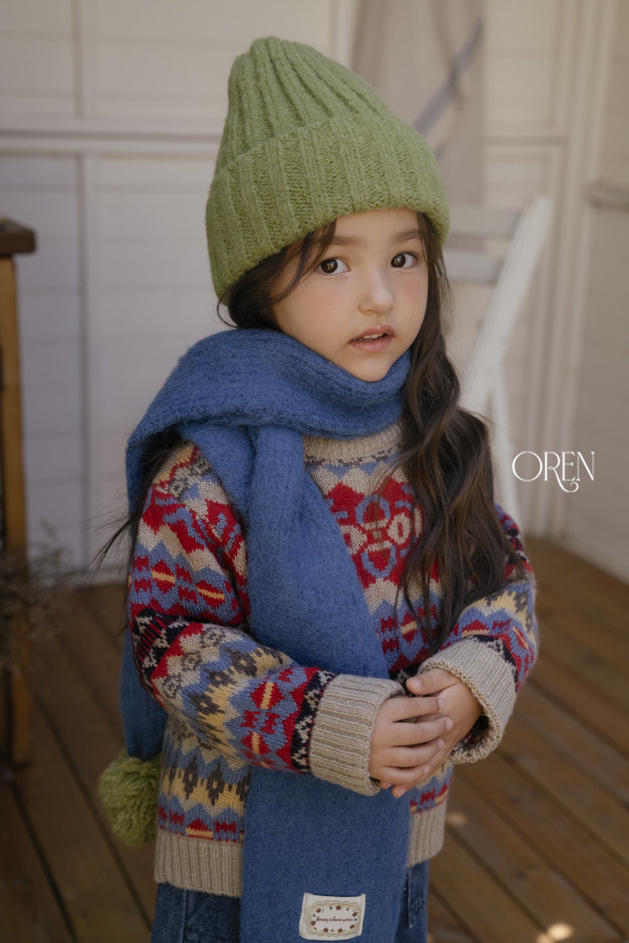 [OREN] Adeline multi wool knit
