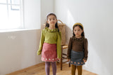 [OREN] Bella embroidery culotte pants