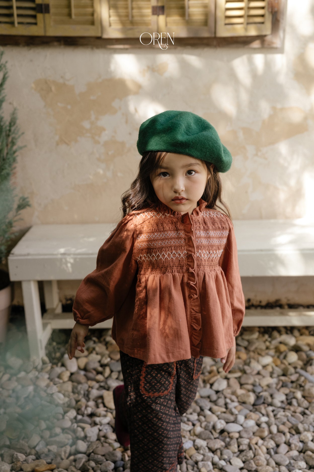 [OREN] Merci smock blouse