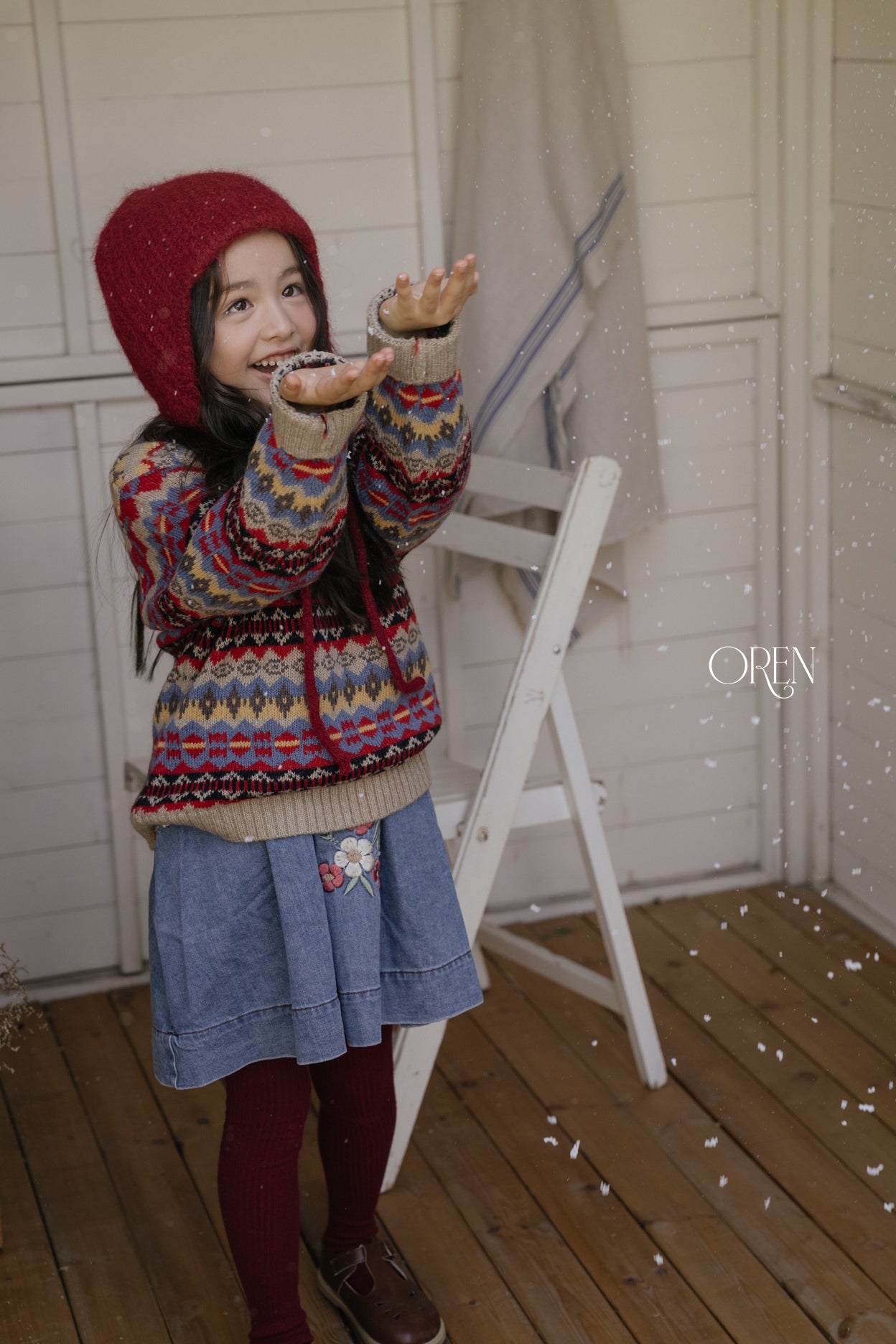 [OREN] Blume jumper skirt