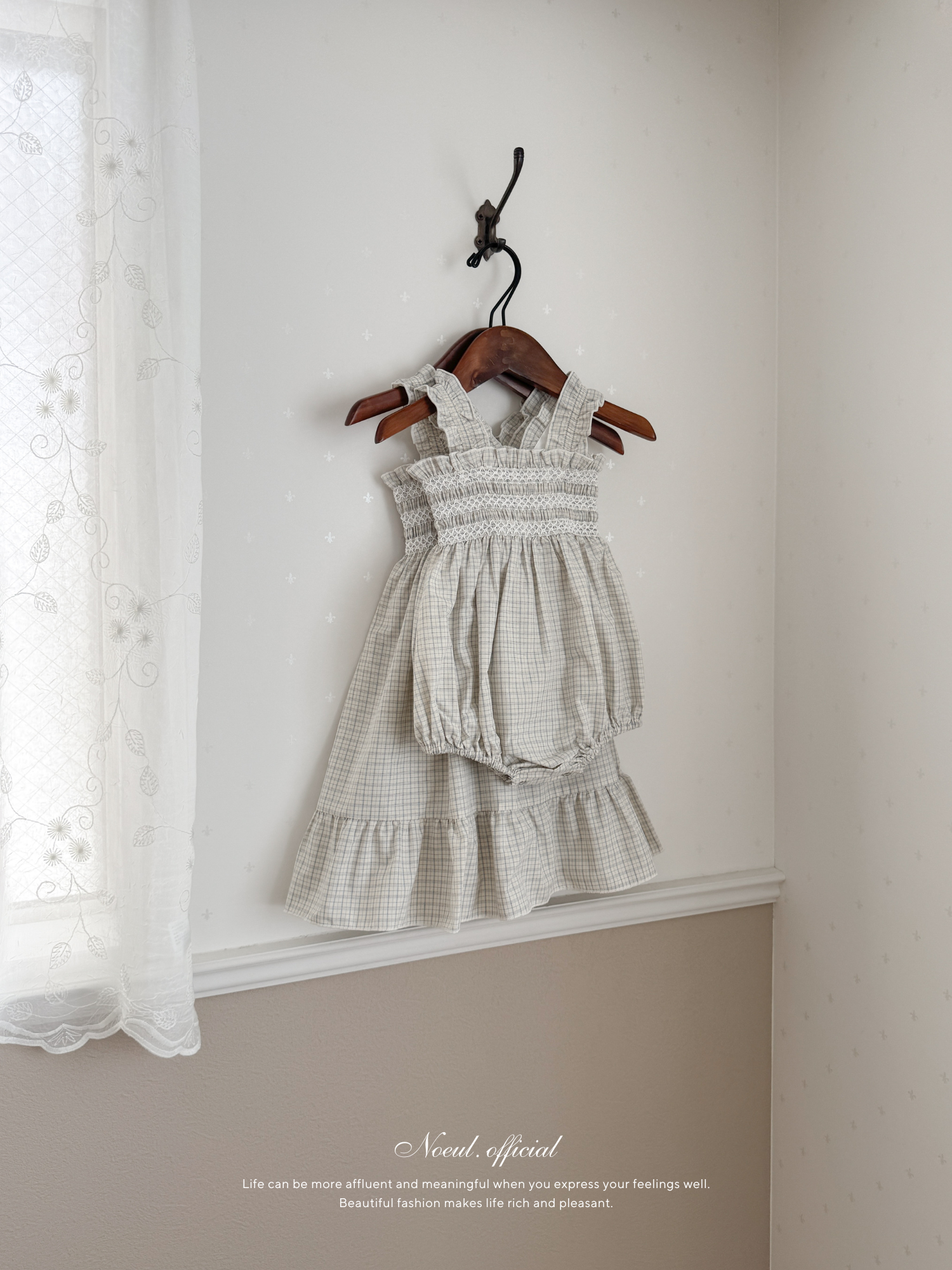 Lilly smock rompers