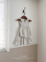 Lilly smock rompers
