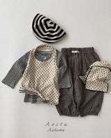 ［Aosta］Cookie Stripe Tee