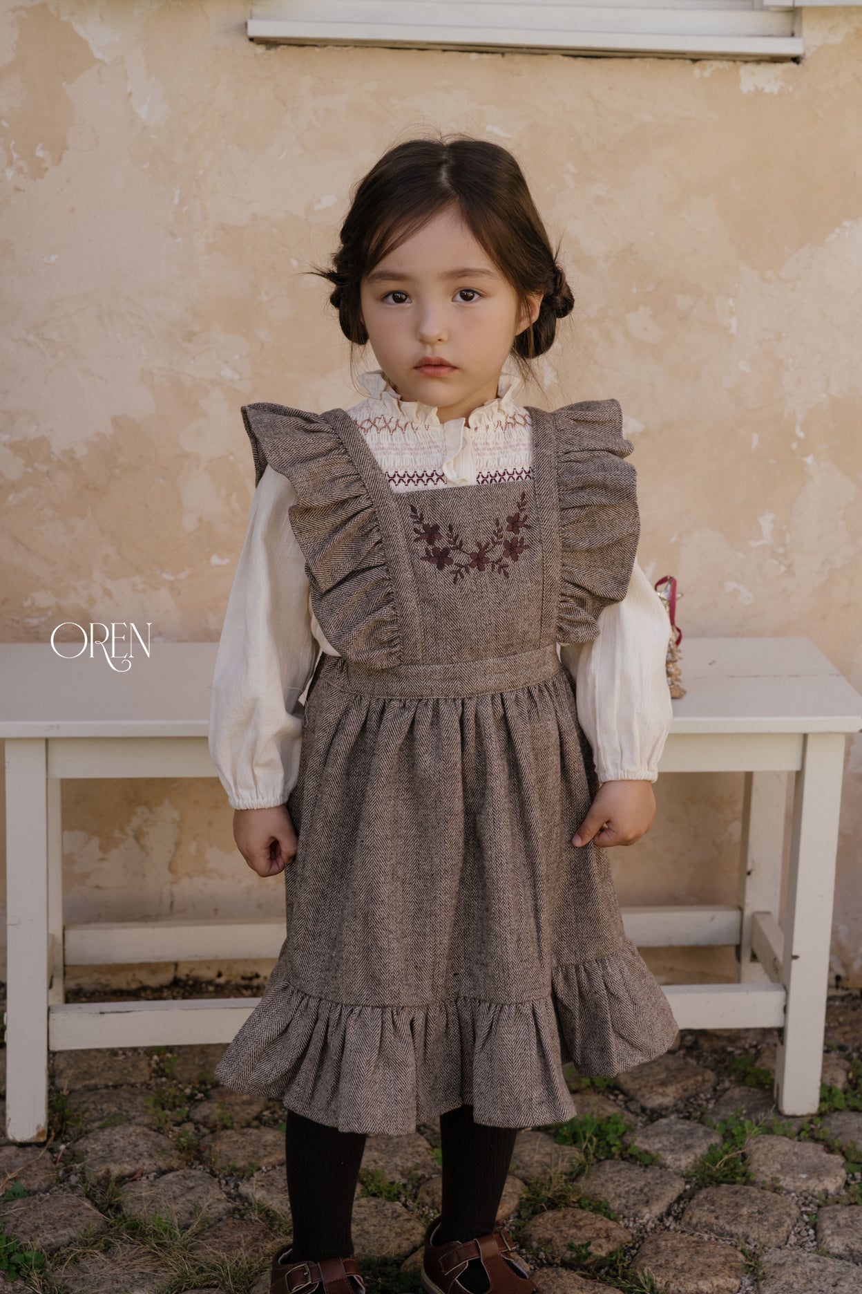 [OREN] Solen suspender dress
