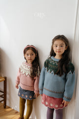 [OREN] Oslo reversible knit cardigan