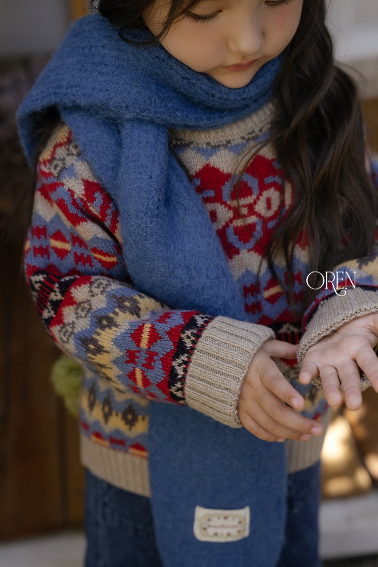[OREN] Adeline multi wool knit