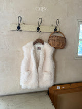 [OREN] Shirley sherpa fur vest