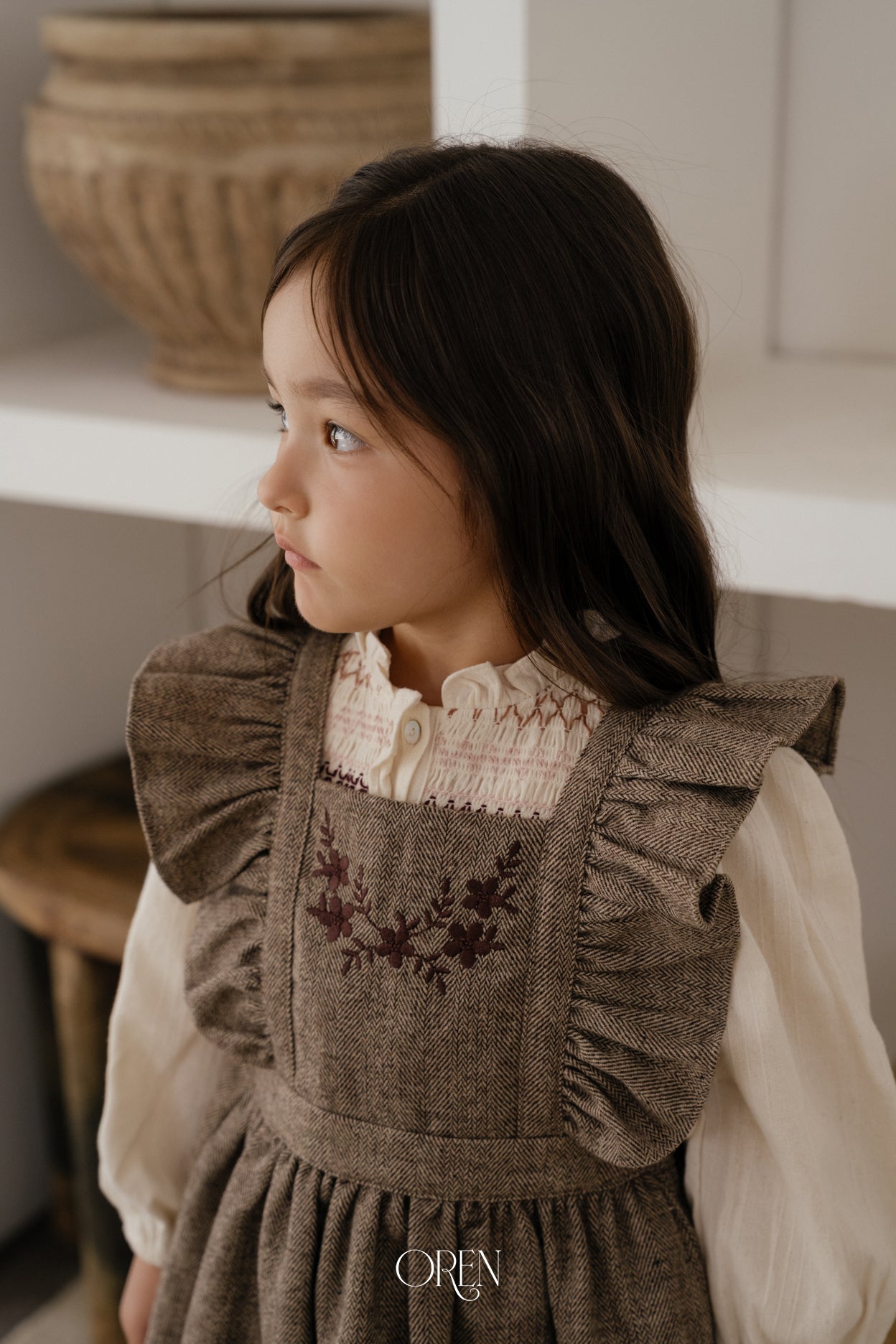 [OREN] Solen suspender dress