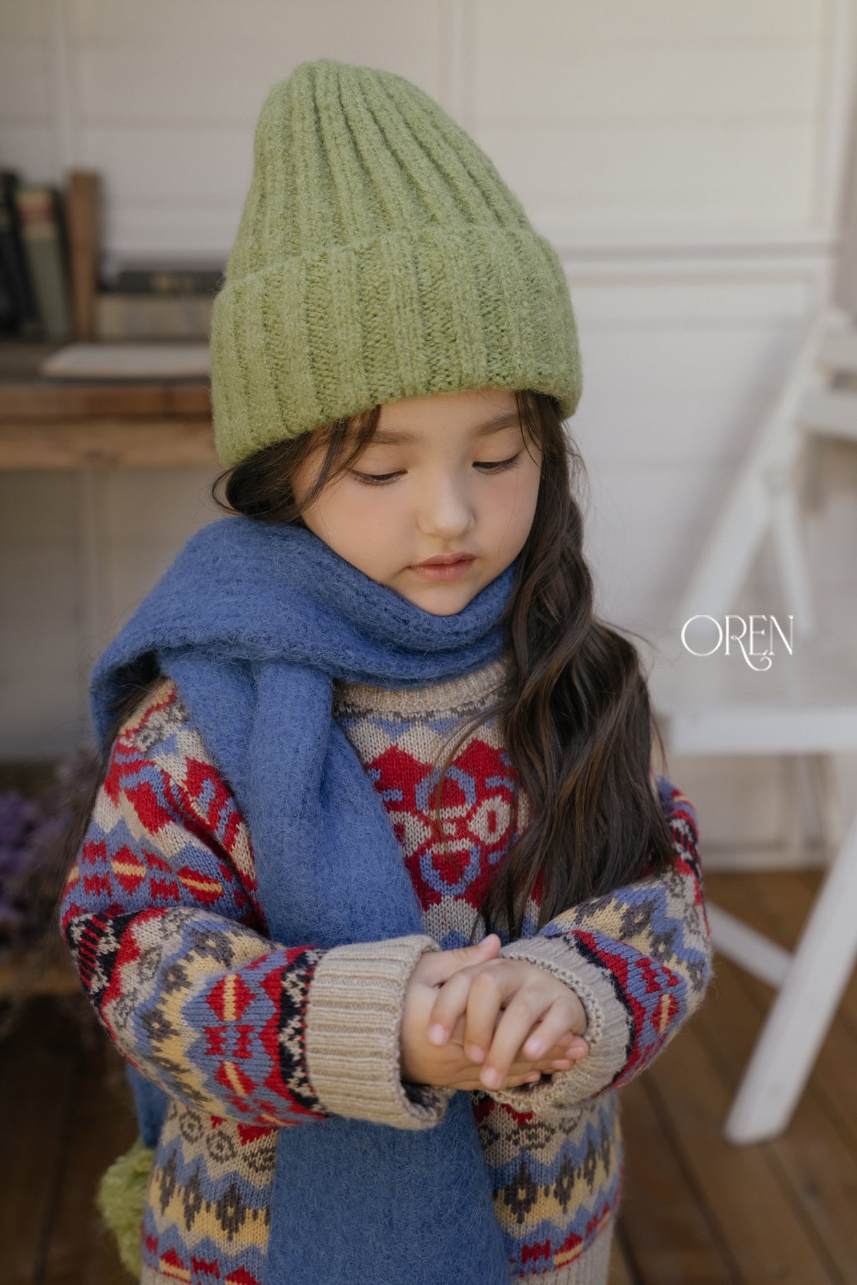 [OREN] Adeline multi wool knit