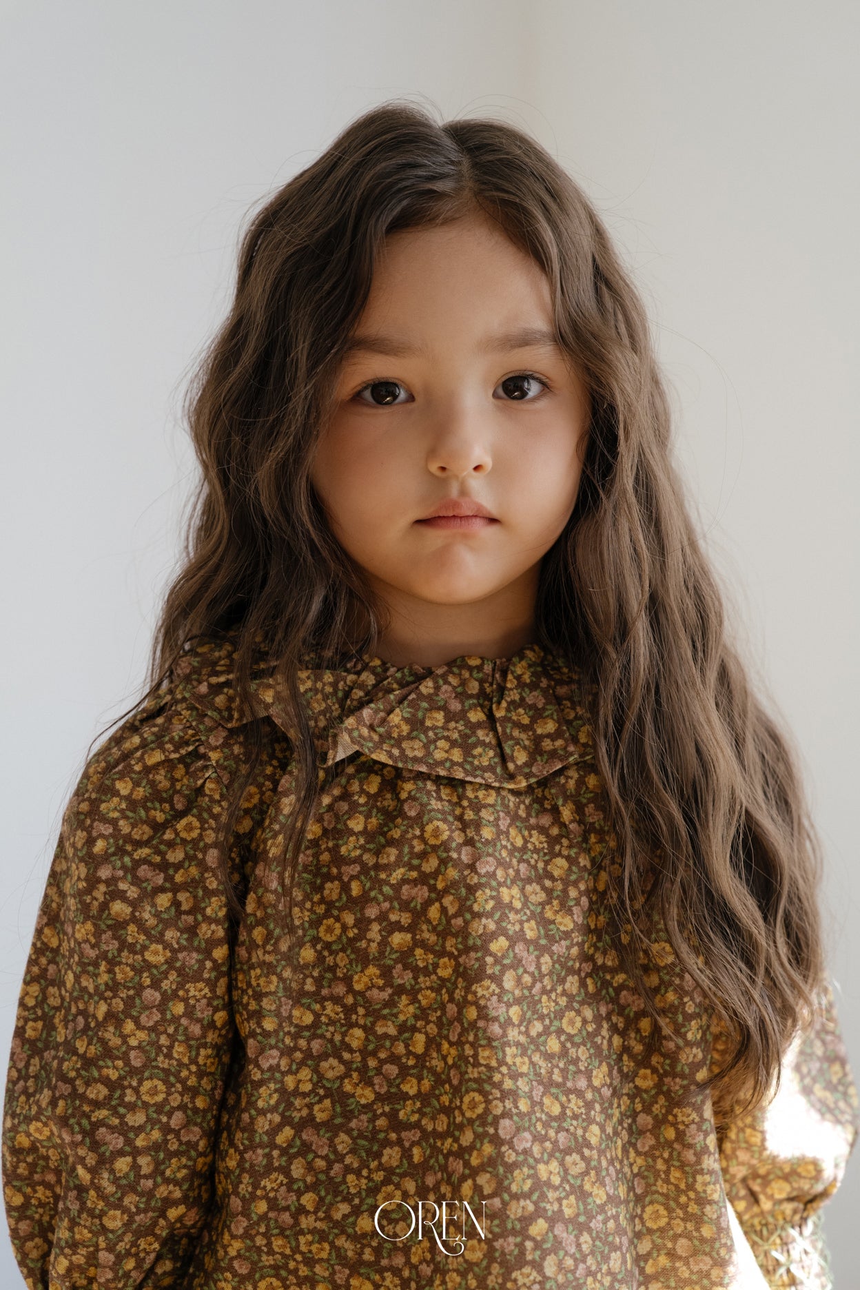 [OREN] Rivka frill blouse