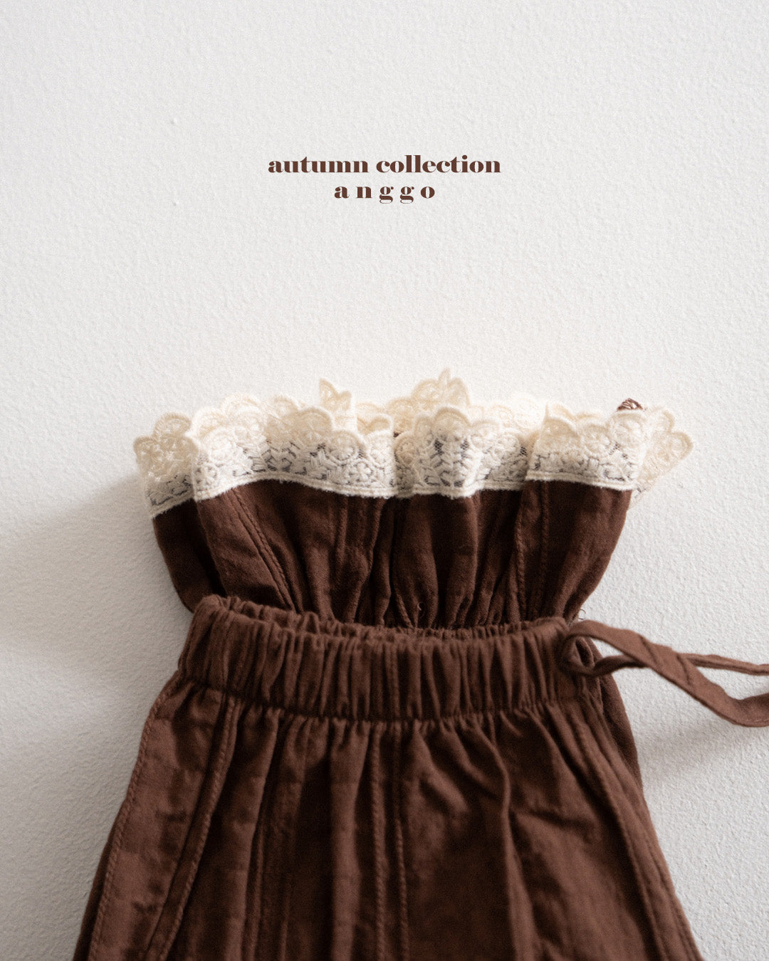 ［anggo］Crepe frill pants