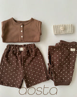 ［Aosta］Butter Button Tee