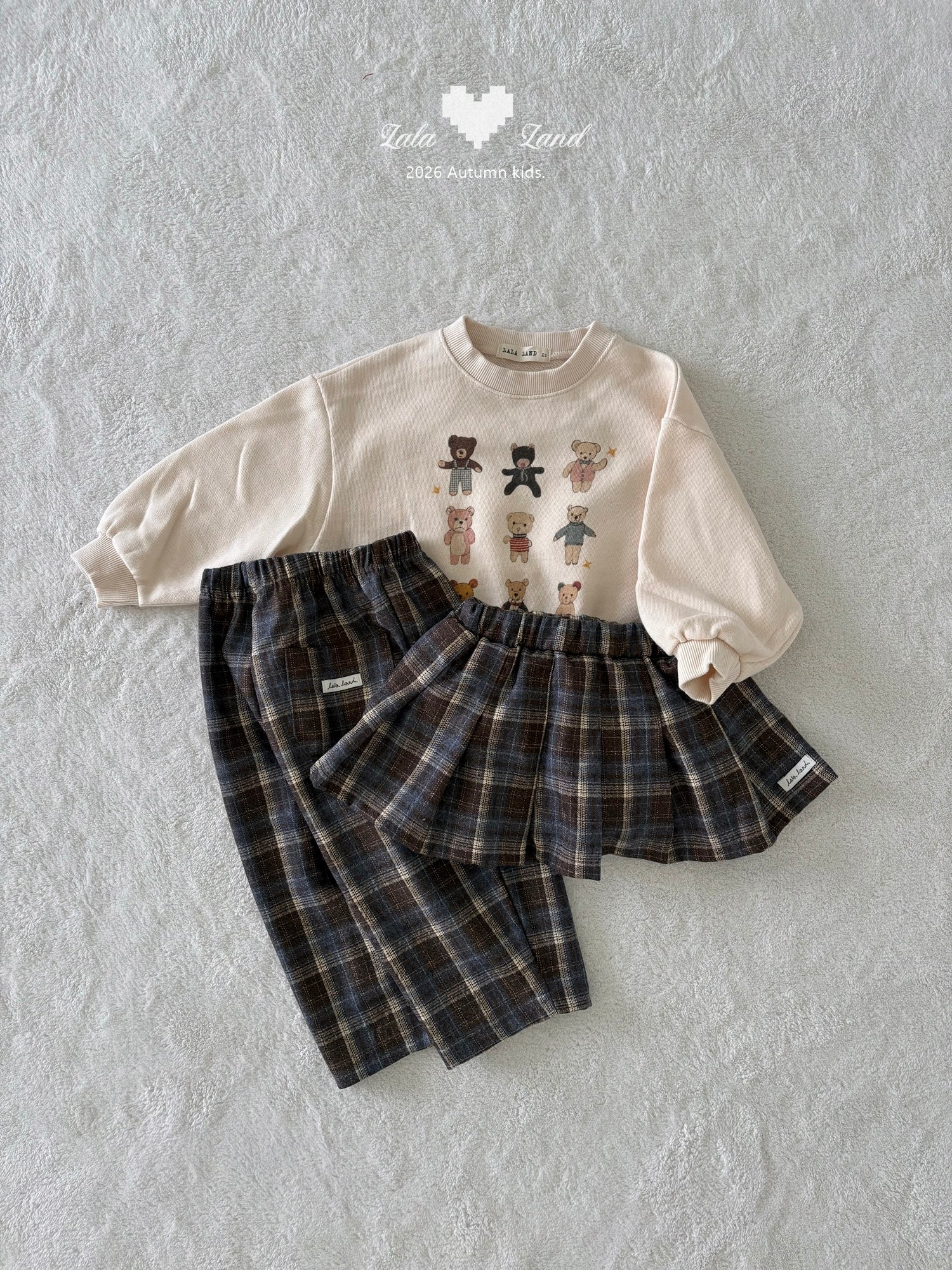 ［Lala land］Fancy check pants
