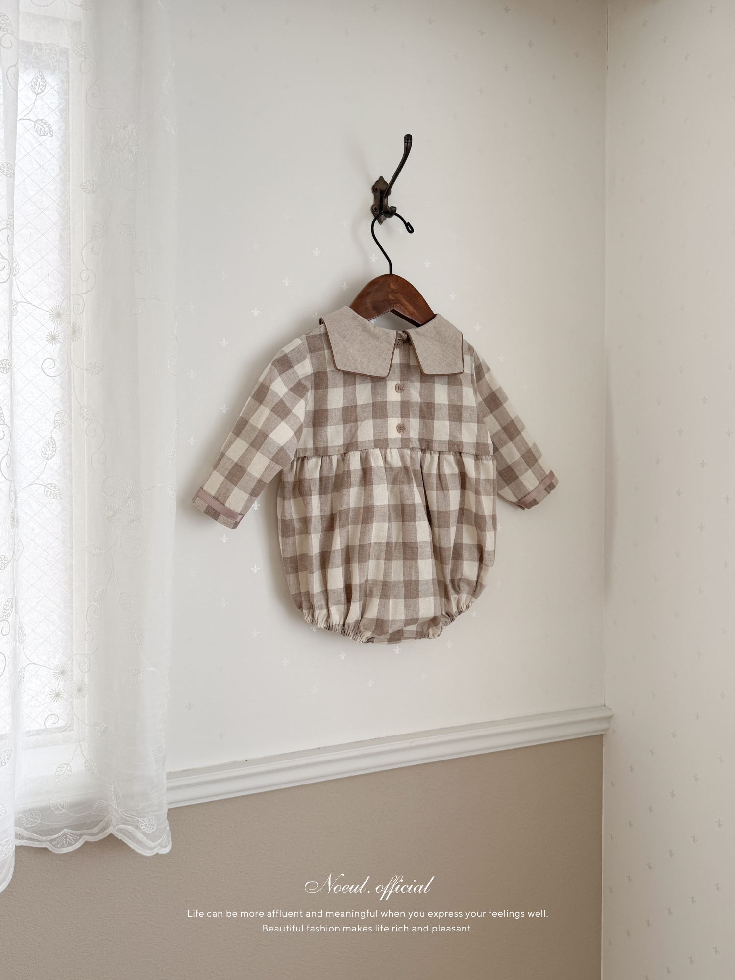 Bonbon check rompers