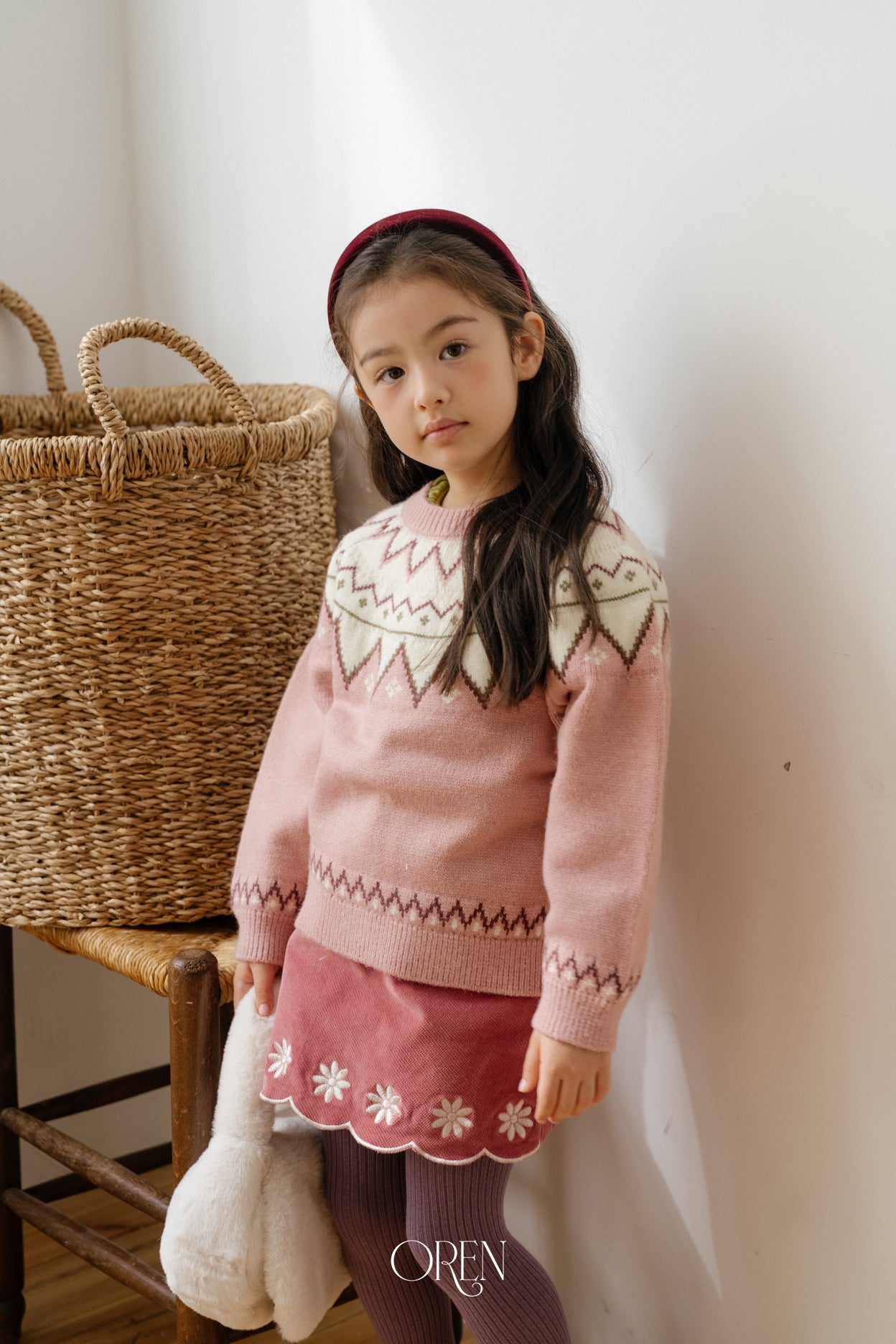[OREN] Oslo reversible knit cardigan