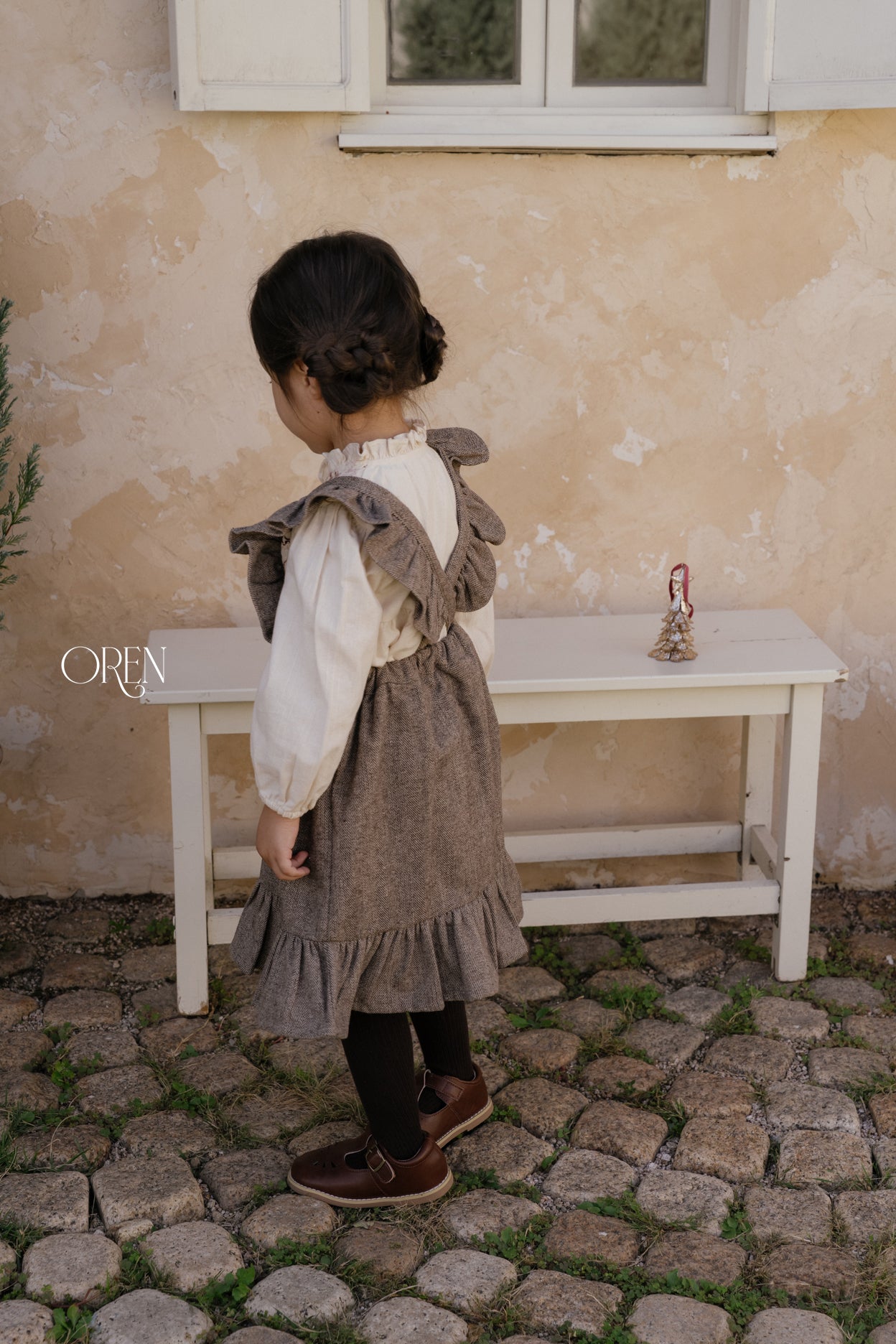 [OREN] Solen suspender dress