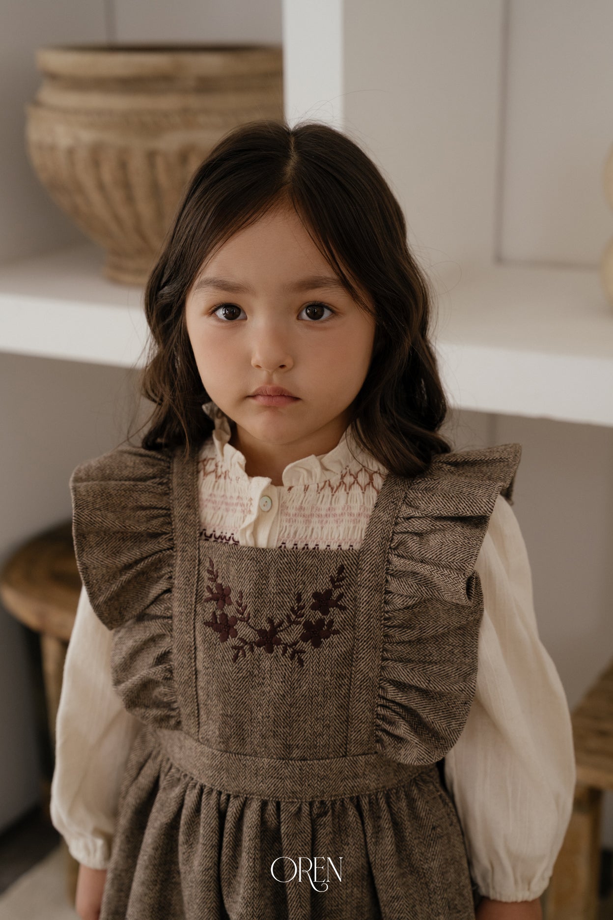 [OREN] Solen suspender dress