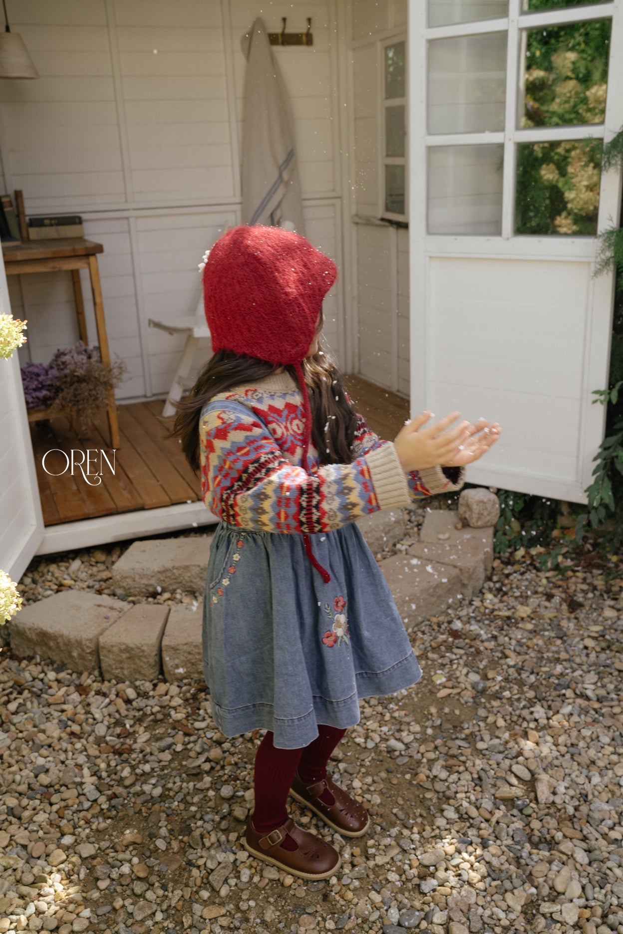 [OREN] Blume jumper skirt