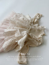 ［Aosta］Lace Cancan Blouse