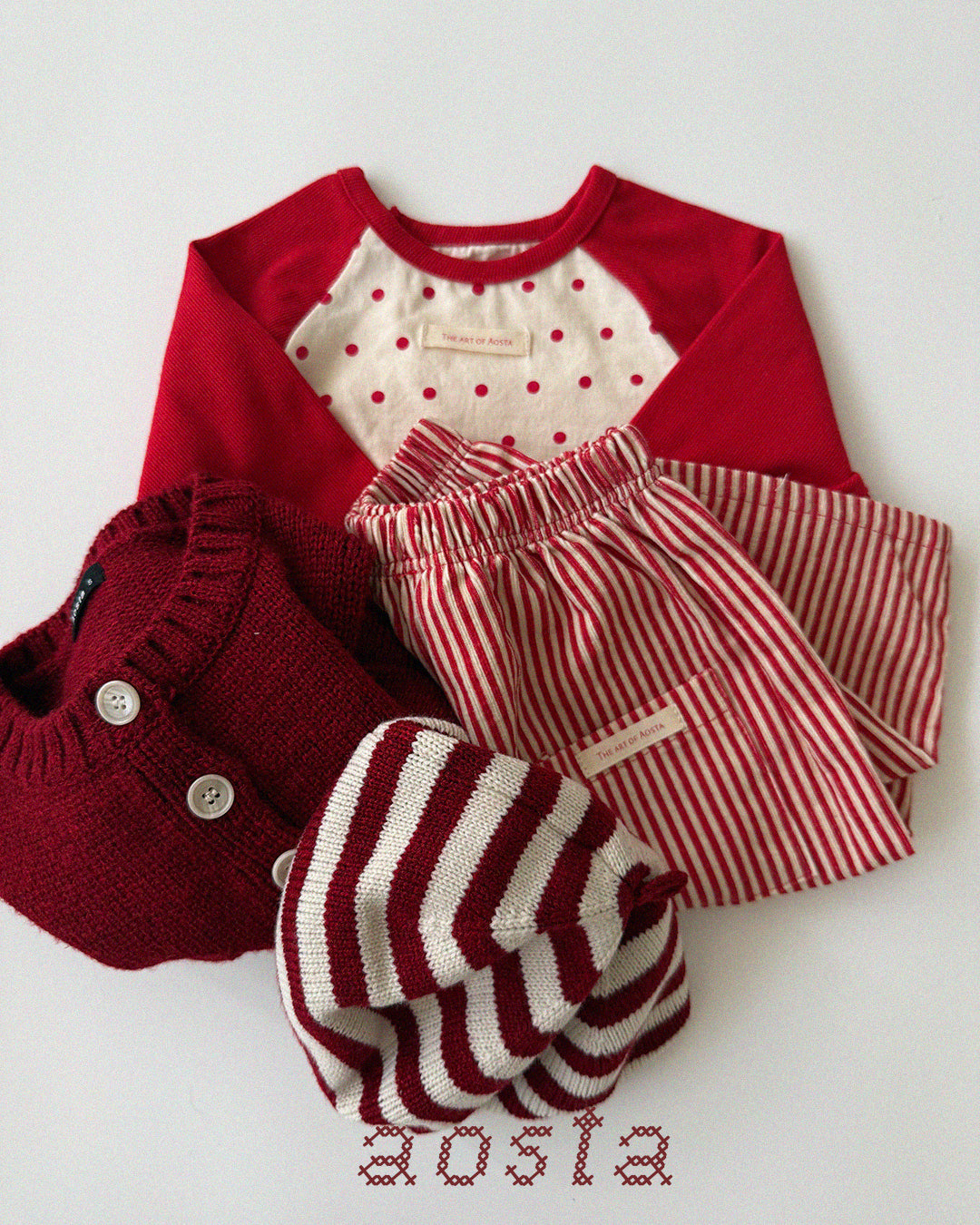 ［Aosta］Knit Cookie Beret
