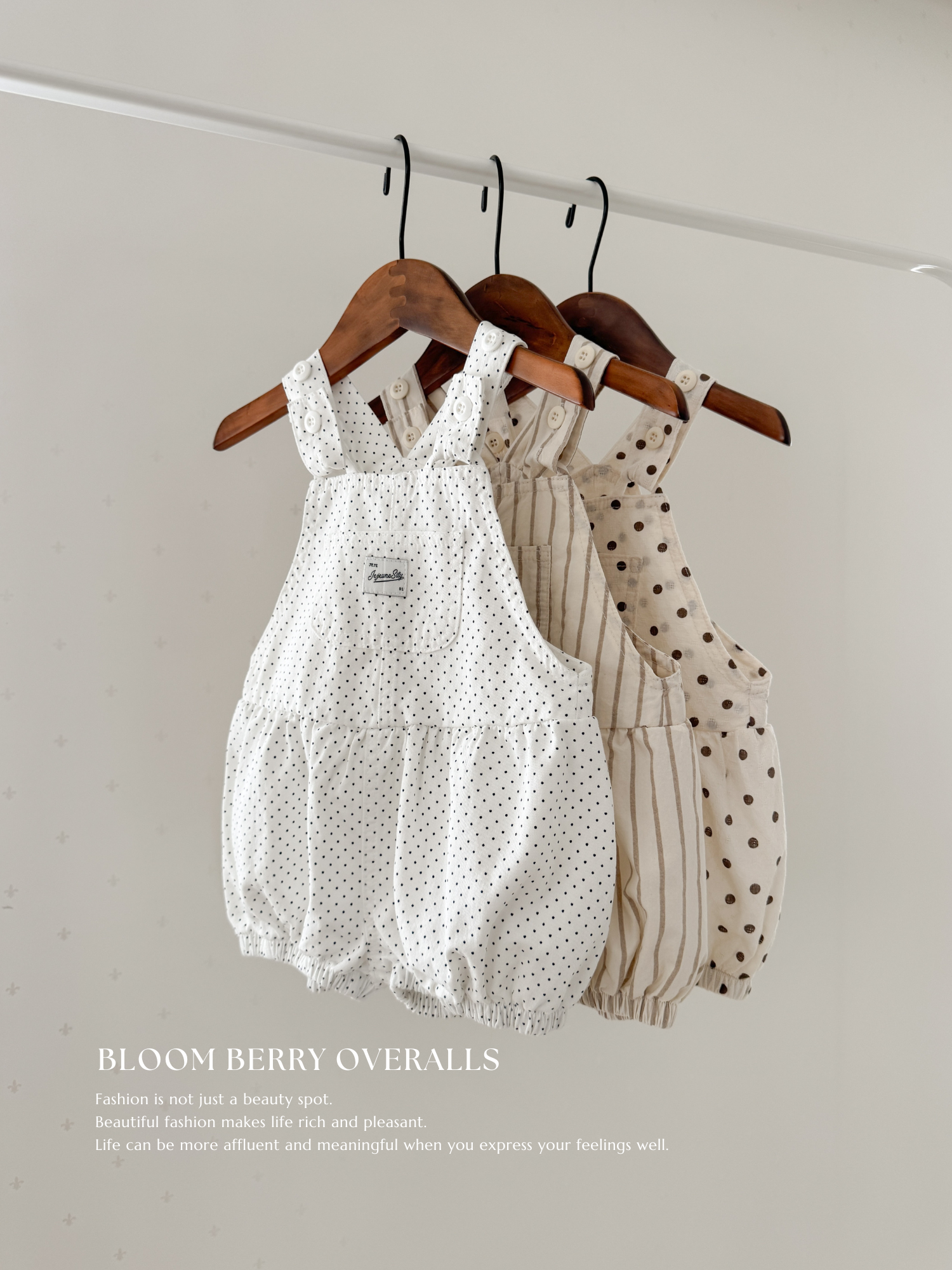Bloom berry overalls