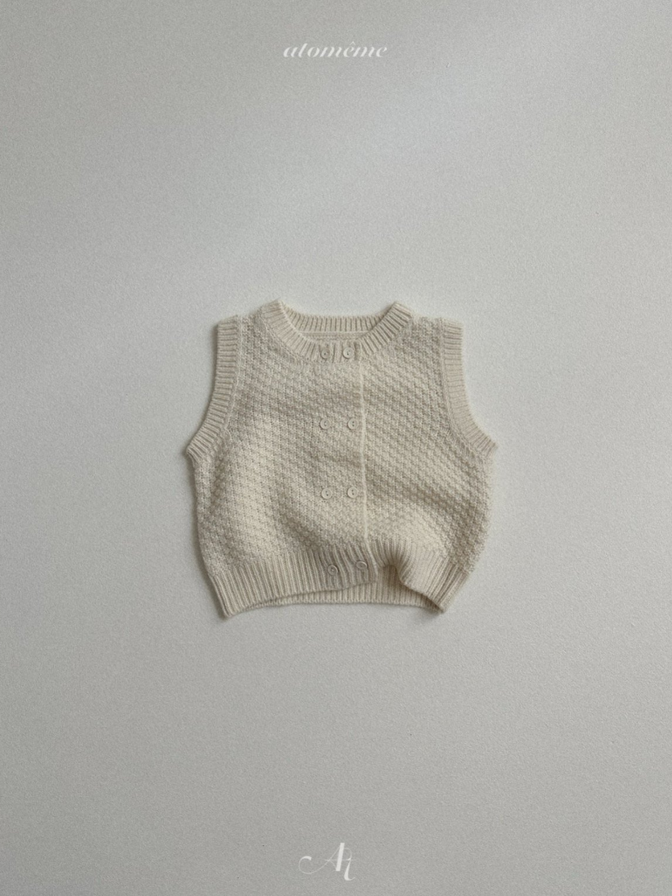 [atomeme] Bollok Knit Vest