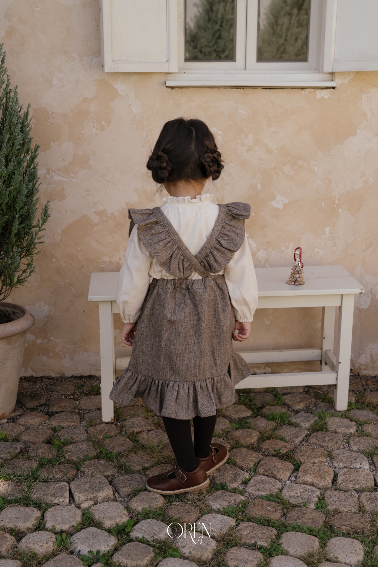 [OREN] Solen suspender dress