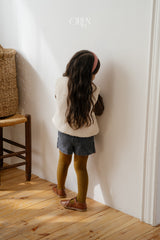[OREN] Marron cable tights