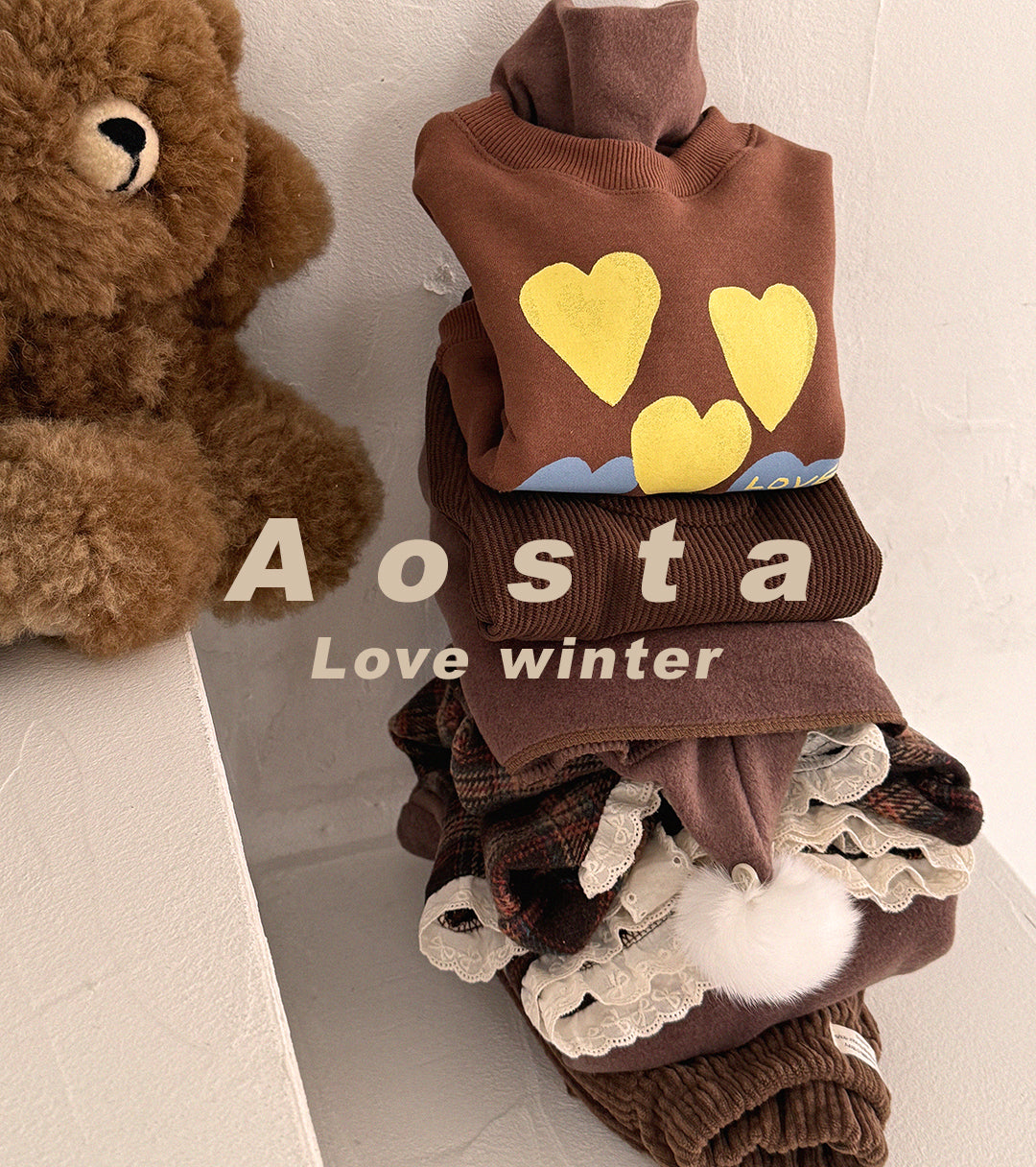 ［Aosta］Fake turtleneck