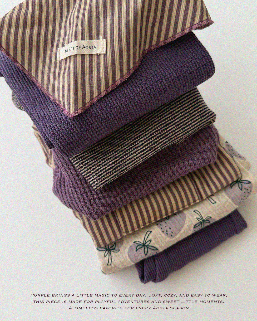 ［Aosta］Boat Neck Tee
