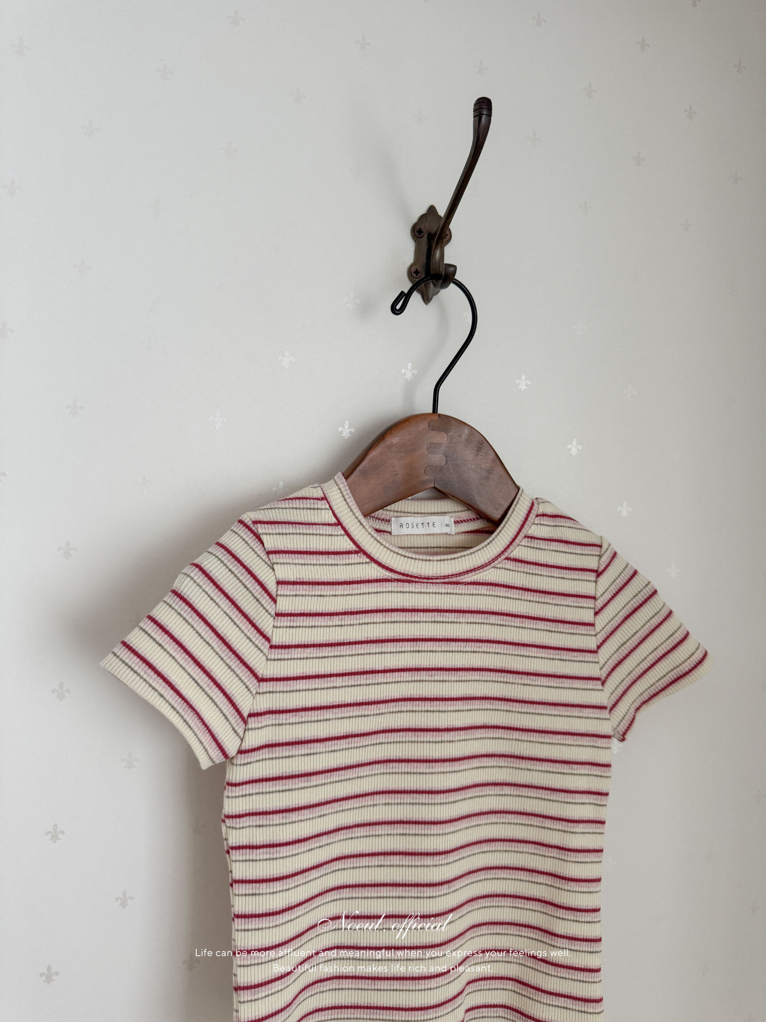 Stripe span tee