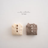 ［anggo］Cream button tops