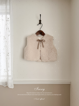 Betty fur ribbon vest
