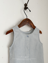 Muse check sleeveless blouse