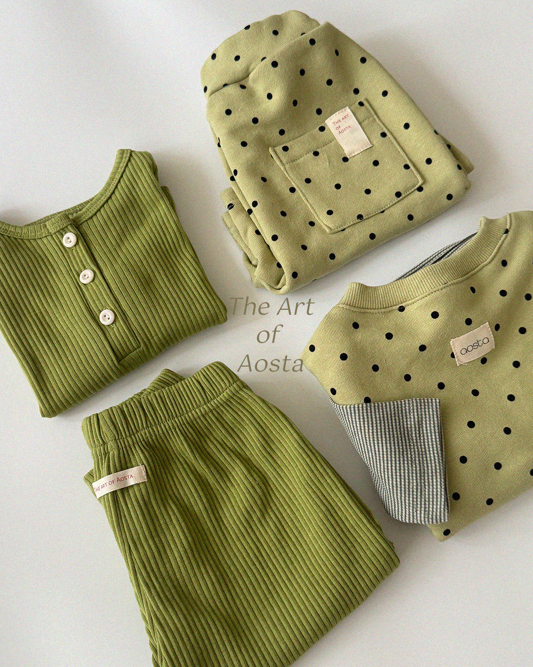 ［Aosta］Butter Button Tee