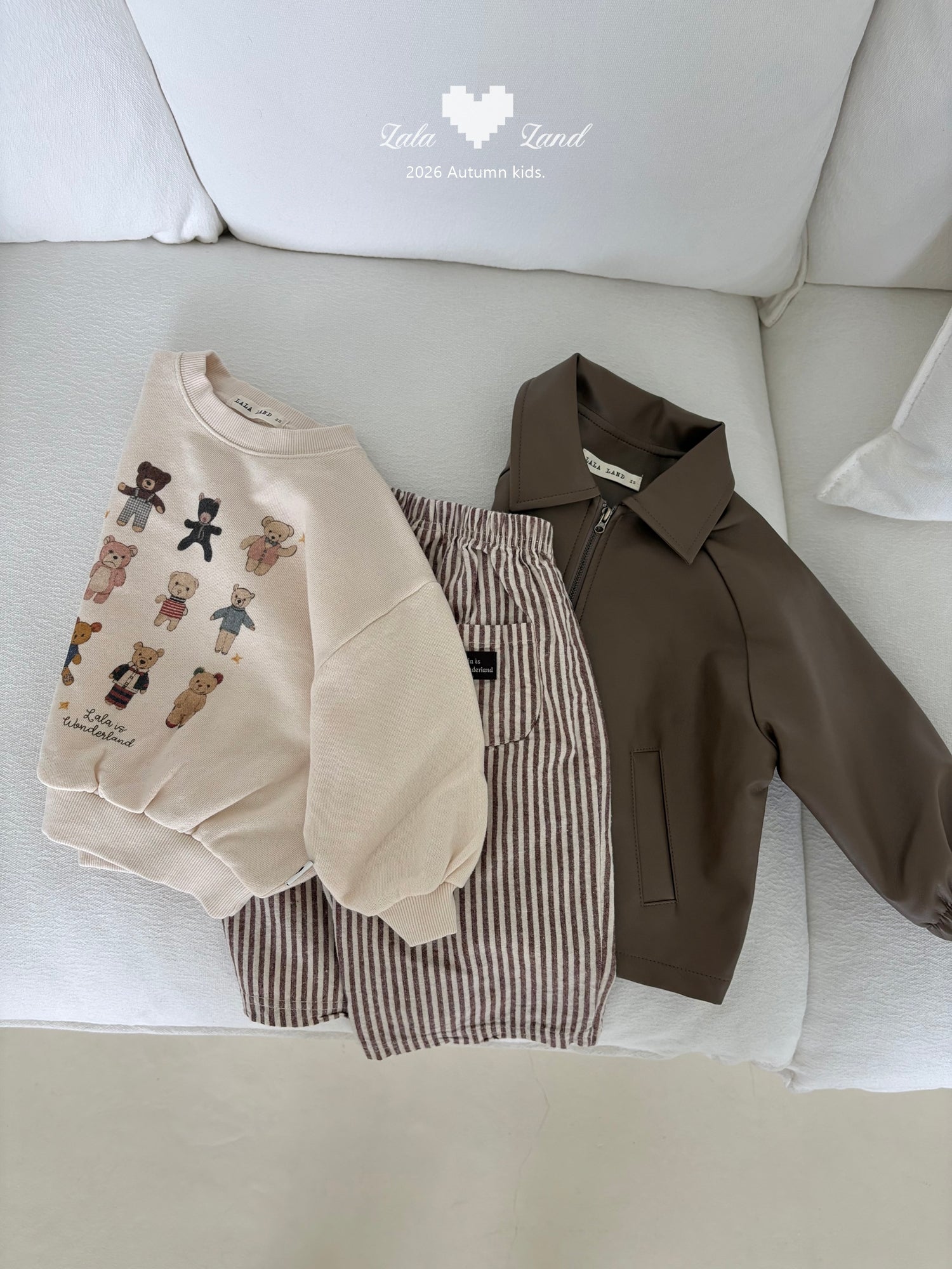 ［Lala land］Coco stripe pants