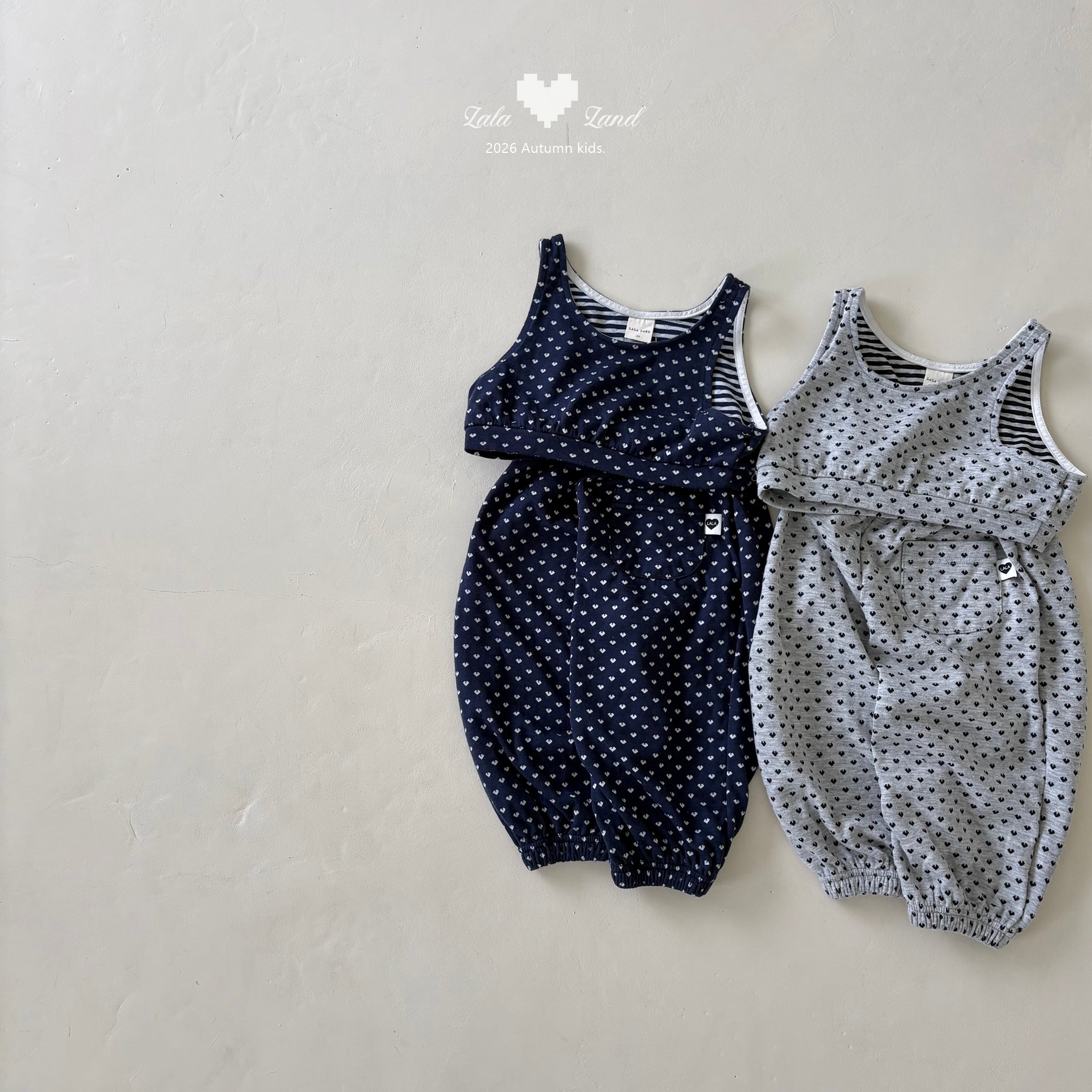 ［Lala land］Heart jogger pants