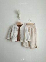 [atomeme] Peach Rib Pants