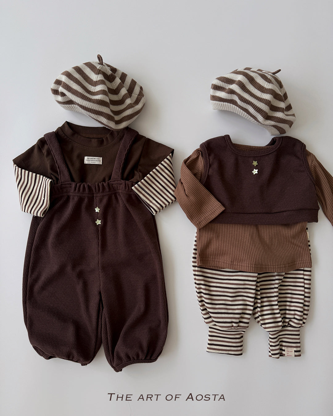 ［Aosta］Crayon Stripe Pants