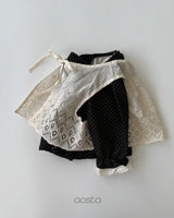 ［Aosta］Lace Jenny Open Vest