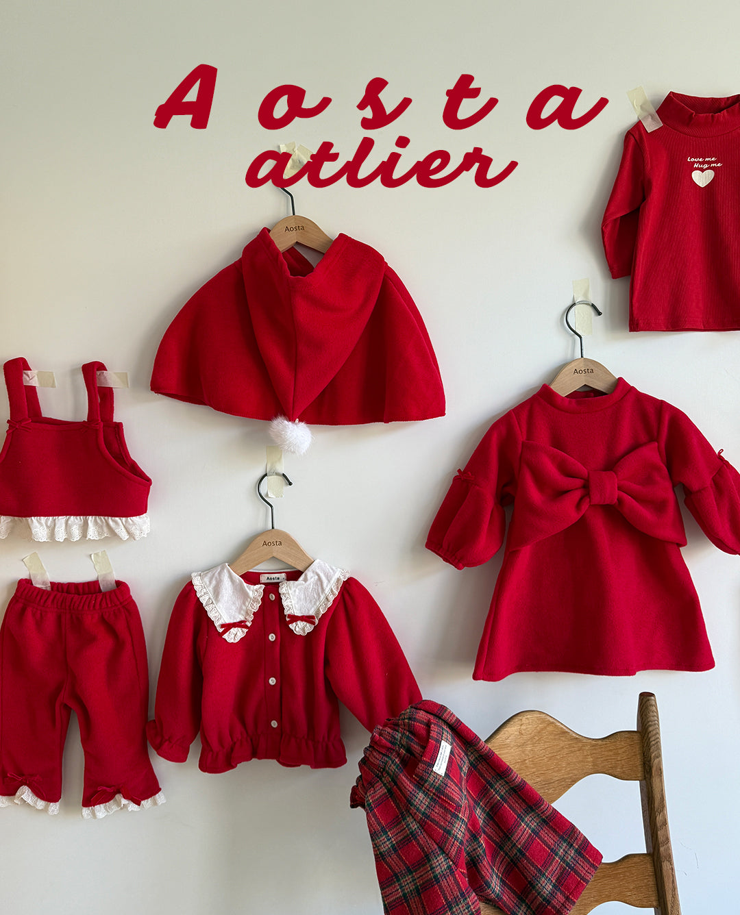 ［Aosta］Check pants