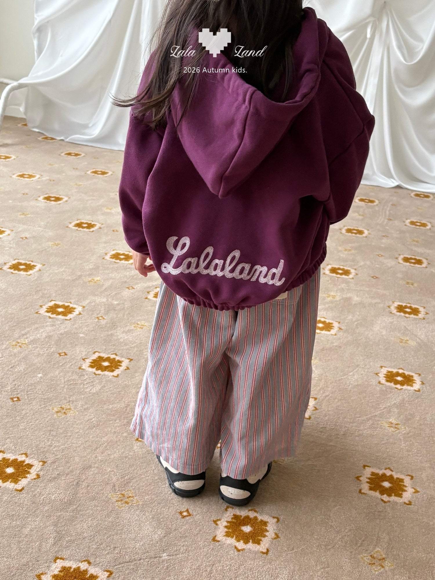 ［Lala land］Beans hood zip up