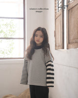 ［anggo］Rusk stripe tops