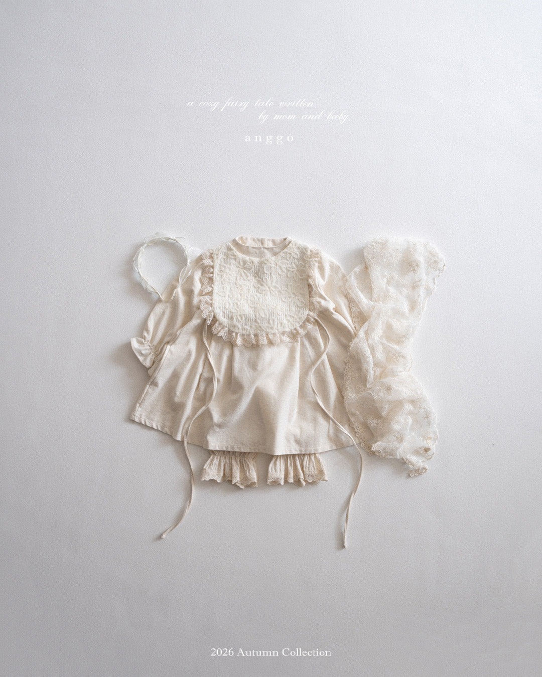［anggo］Cream one-piece